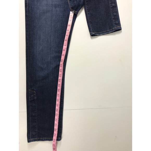 Frame Denim Jeans Meribel Straight Leg High Rise Snap Leg 27 Capsule Everyday - Picture 9 of 10